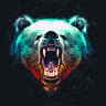 Обложка Злой медведь для паспорта / автодокументов