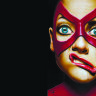 Обложка Girl red mask для паспорта / автодокументов