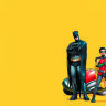 Обложка Batman and Robin для паспорта / автодокументов