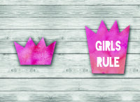 Обложка Girls rule для паспорта / автодокументов