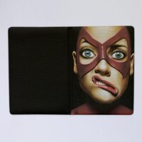 Кардхолдер Girl red mask для 2-х карт