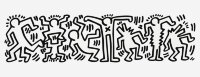 Обложка Keith Haring для студенческого билета