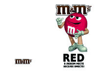Обложка M&Ms Red для паспорта / автодокументов