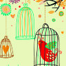 Обложка Птички в клетках для паспорта / автодокументов