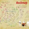 Обложка Rock Map для паспорта / автодокументов