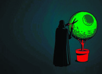 Обложка Darth Vader Tree для паспорта / автодокументов