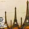 Обложка Retro Paris для паспорта / автодокументов