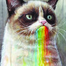 Обложка Grumpy Cat для паспорта / автодокументов