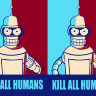 Обложка Kill all humans для паспорта / автодокументов