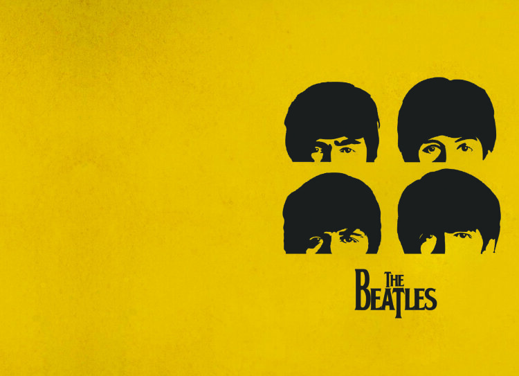 Обложка The Beatles для паспорта / автодокументов