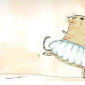 Обложка Кошка балерина для паспорта / автодокументов