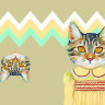 Обложка Кошка в платье для паспорта / автодокументов
