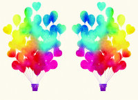Обложка Разноцветные шары для паспорта / автодокументов