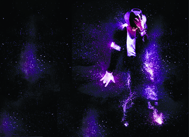 Обложка Michael Jackson moon walk для паспорта / автодокументов