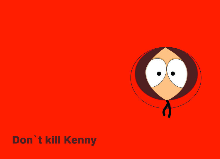 Обложка Don`t kill Kenny для паспорта / автодокументов