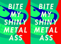 Обложка Bite My Shiny Metal Ass для паспорта / автодокументов