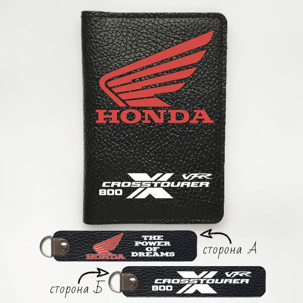 Автодокументы, набор для Honda Crosstourer black