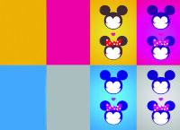 Обложка Mickey and Minnie для паспорта / автодокументов