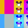Обложка Mickey and Minnie для паспорта / автодокументов