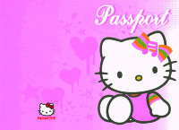Обложка Hello Kitty для паспорта / автодокументов