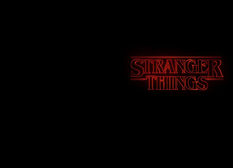 Обложка Stranger Things logo для паспорта / автодокументов
