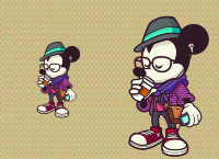 Обложка Mickey hipster для паспорта / автодокументов