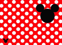 Обложка MickeyMouse logo для паспорта / автодокументов