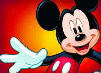 Обложка Mickey red для паспорта / автодокументов