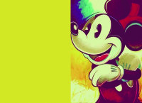 Обложка Mickey yellow для паспорта / автодокументов