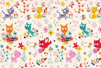 Обложка Рисованные коты для ВетКнижки