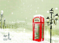 Обложка Winter london для паспорта / автодокументов