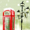 Обложка Winter london для паспорта / автодокументов