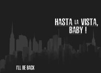 Обложка Hasta la vista baby  для паспорта / автодокументов