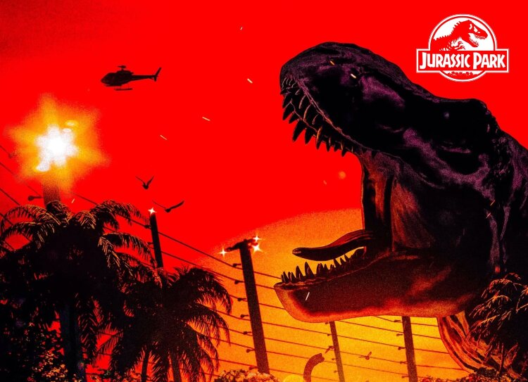 Обложка Jurassic Park v2 для паспорта / автодокументов