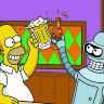 Обложка Homer and Bender для паспорта / автодокументов