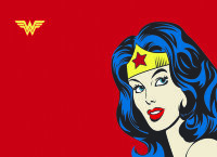 Обложка Wonder Woman red для паспорта / автодокументов