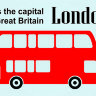 Обложка Лондонский автобус для паспорта / автодокументов