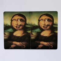 Кардхолдер Mona Lisa surrealism для 2-х карт