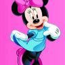 Обложка Minnie Mouse pink для паспорта / автодокументов