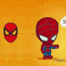 Обложка Spider Man Art для паспорта / автодокументов