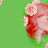 Обложка Цветы в волосах v2 для паспорта / автодокументов