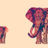 Обложка Слон для паспорта / автодокументов
