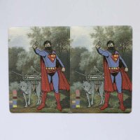 Кардхолдер Super Man art wolf для 2-х карт