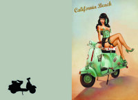 Обложка California Beach для паспорта / автодокументов