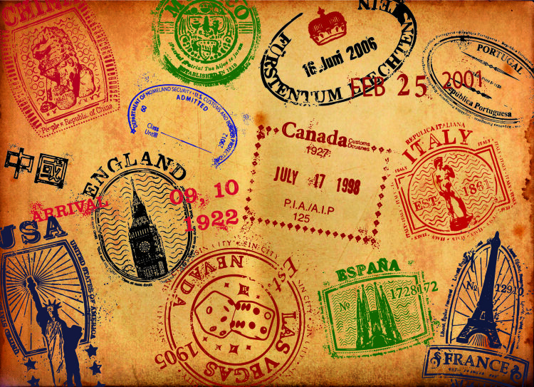 Обложка Stamp для паспорта / автодокументов