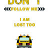 Обложка Don't follow me для паспорта / автодокументов