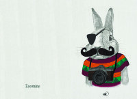 Обложка Модный кролик для паспорта / автодокументов