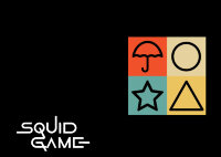 Обложка Squid Game Black для паспорта / автодокументов