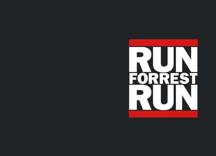 Обложка Run forrest run для паспорта / автодокументов
