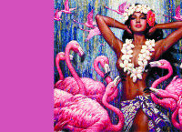 Обложка Flamingo для паспорта / автодокументов